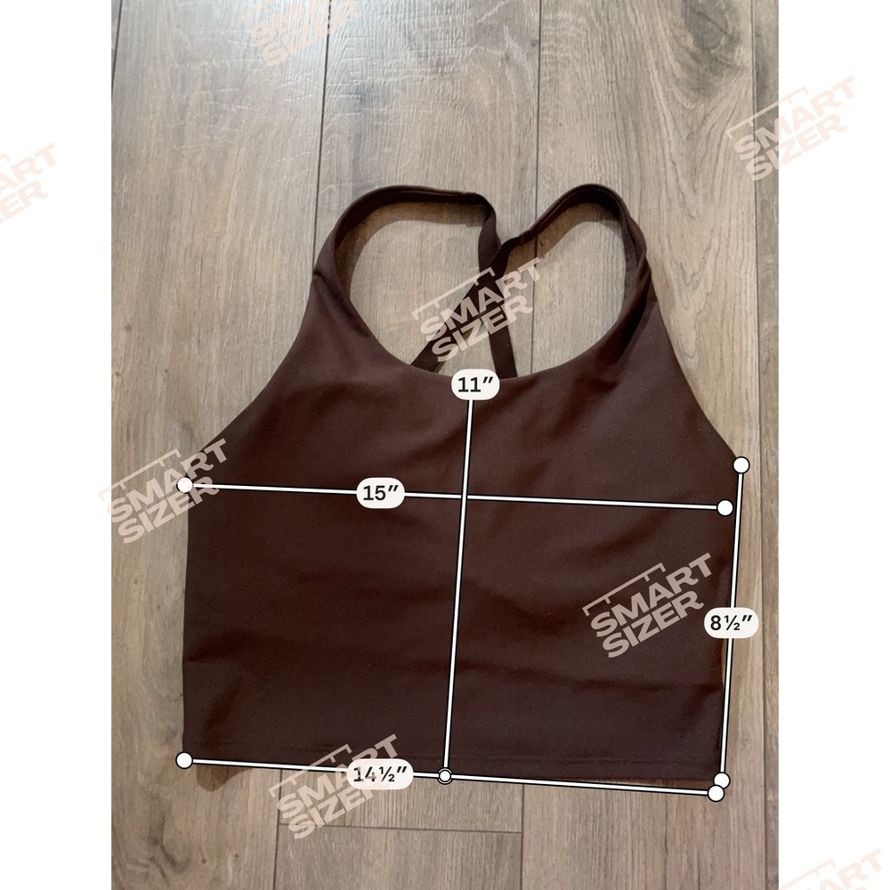 Old Navy Active PowerSoft Light Support Longline Sports Bra - Brown L - Picture 3 of 6